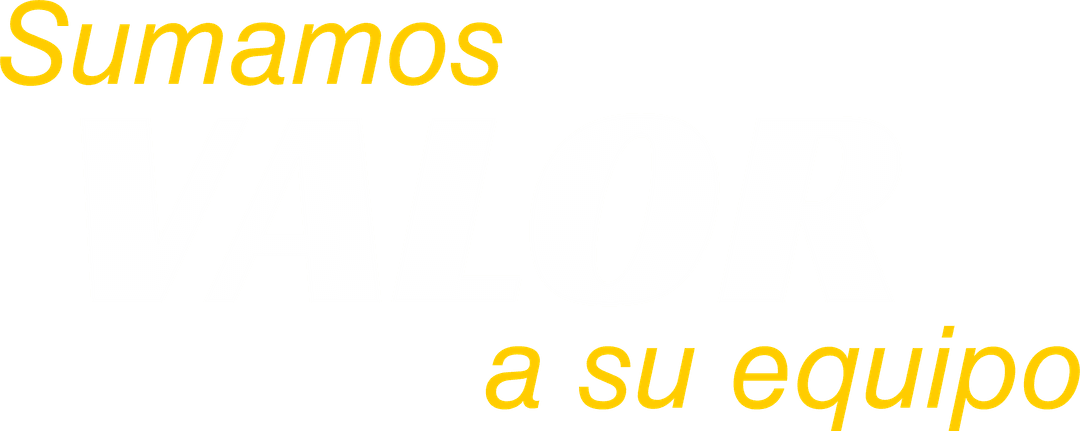 Sumamos VALOR a su equipo