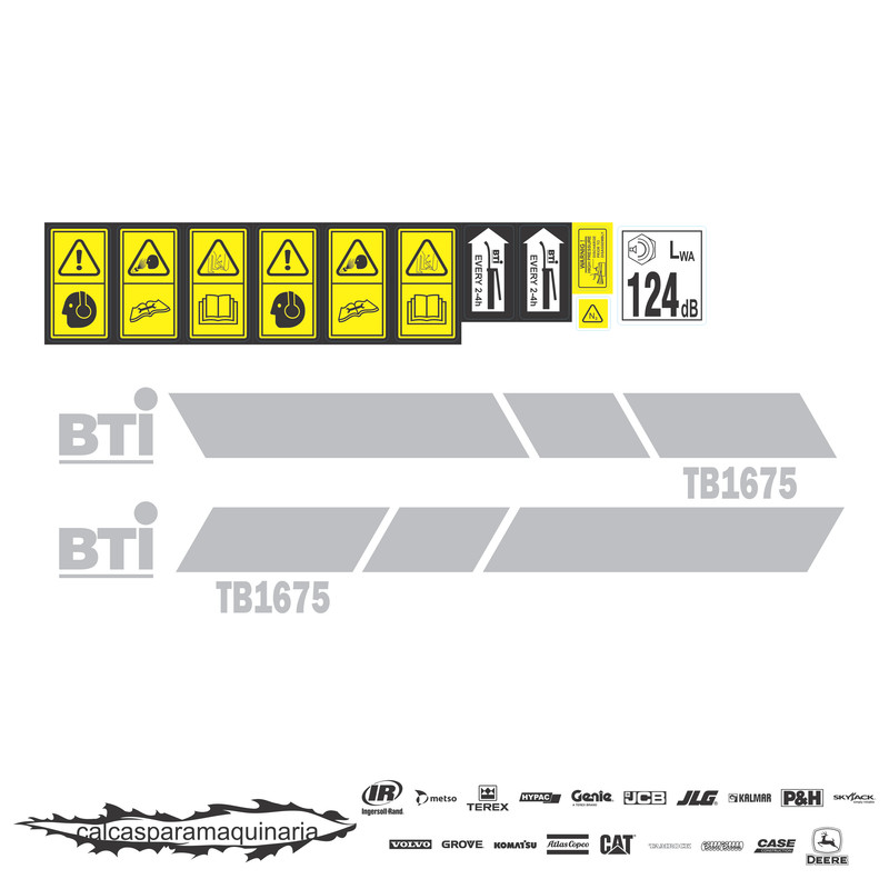 JUEGO DE CALCAS DE RESTAURACION PARA BTI TB1675