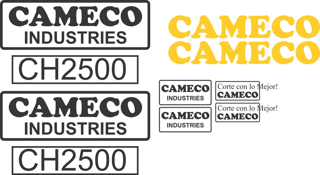 JUEGO DE CALCAS DE RESTAURACION PARA CAMECO SP1800B