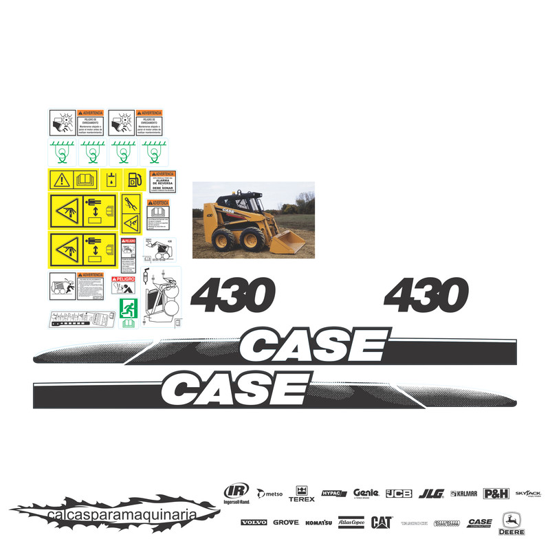 JUEGO DE CALCAS DE RESTAURACION PARA CASE 430