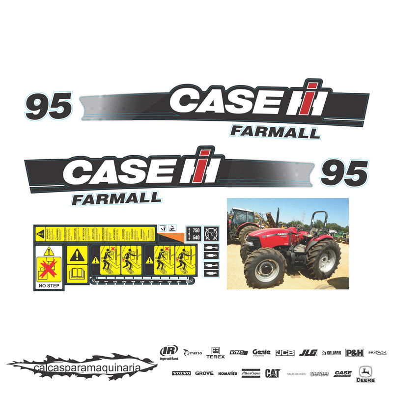 JUEGO DE CALCAS DE RESTAURACION PARA CASE 95