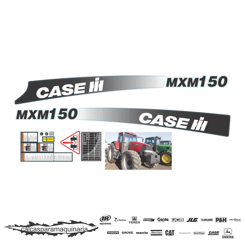 JUEGO DE CALCAS DE RESTAURACION PARA CASE MXM150