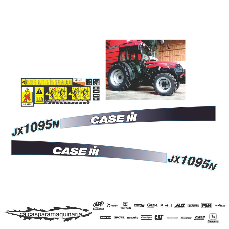 JUEGO DE CALCAS DE RESTAURACION PARA CASE JX1095N 