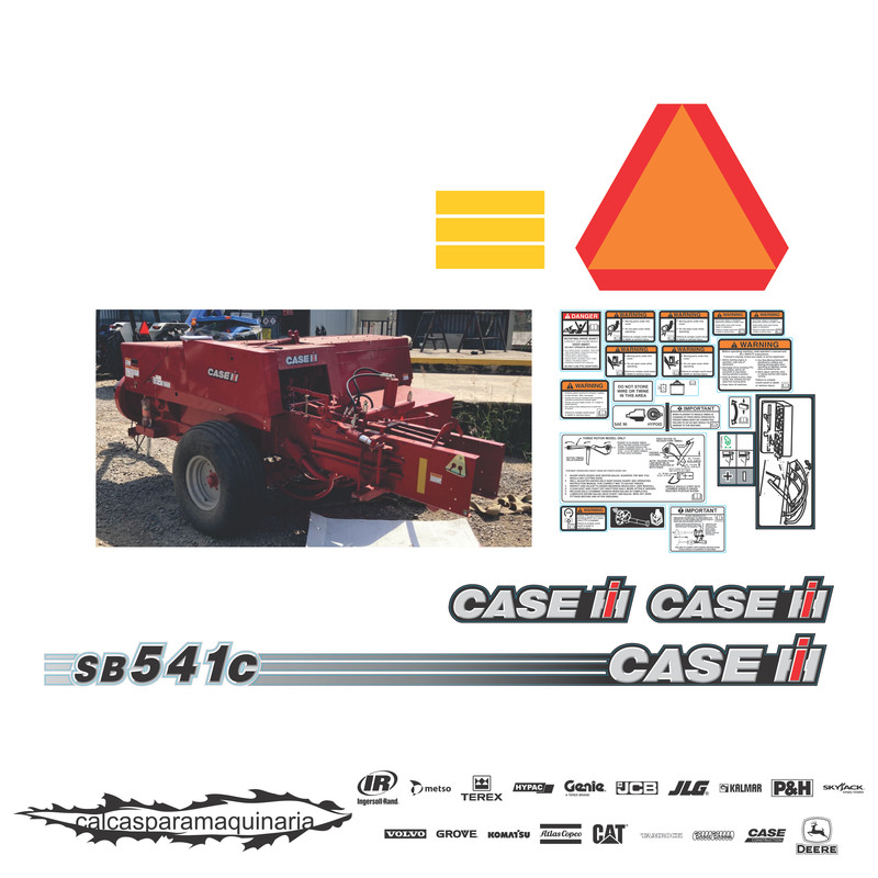 JUEGO DE CALCAS DE RESTAURACION PARA CASE SB541C