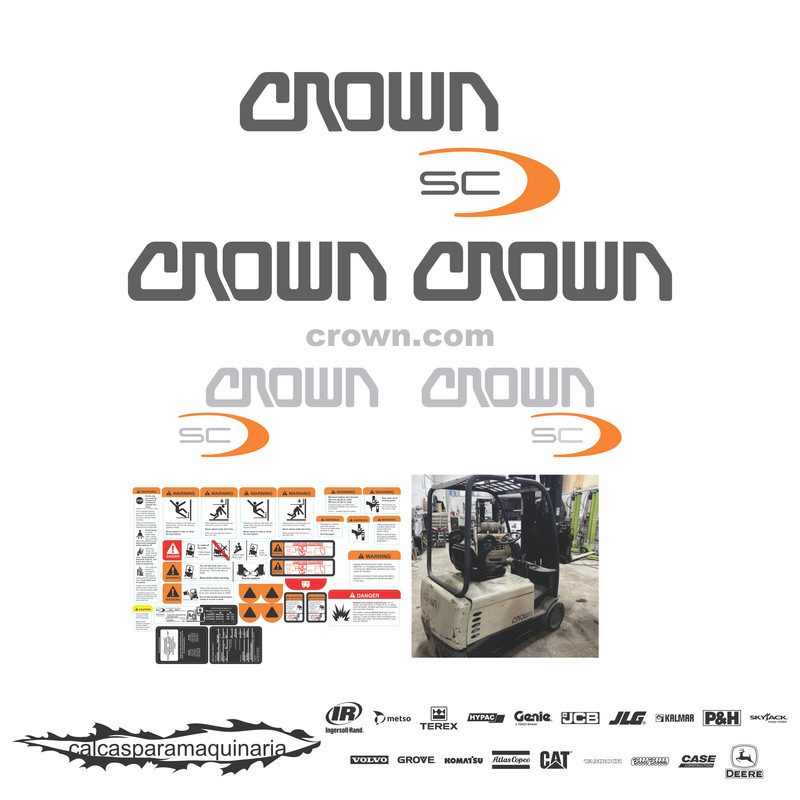 JUEGO DE CALCAS DE RESTAURACION PARA CROWN SC4040