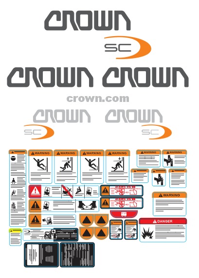 JUEGO DE CALCAS DE RESTAURACION PARA CROWN SC5200