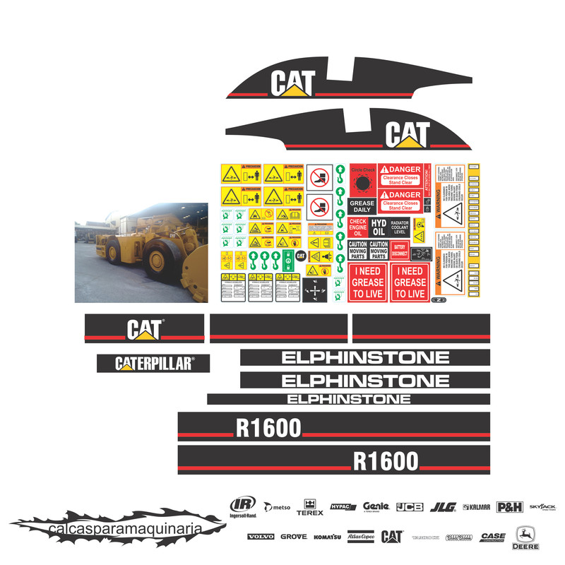 JUEGO DE CALCAS DE RESTAURACION PARA ELPHINSTONER 1600 VJO