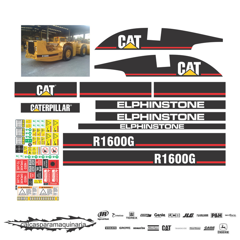 JUEGO DE CALCAS DE RESTAURACION PARA ELPHINSTONER 1600G VJO