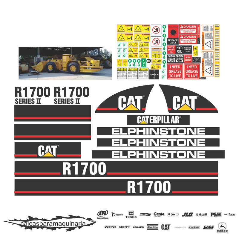 JUEGO DE CALCAS DE RESTAURACION PARA ELPHINSTONER 1700S2 VJO