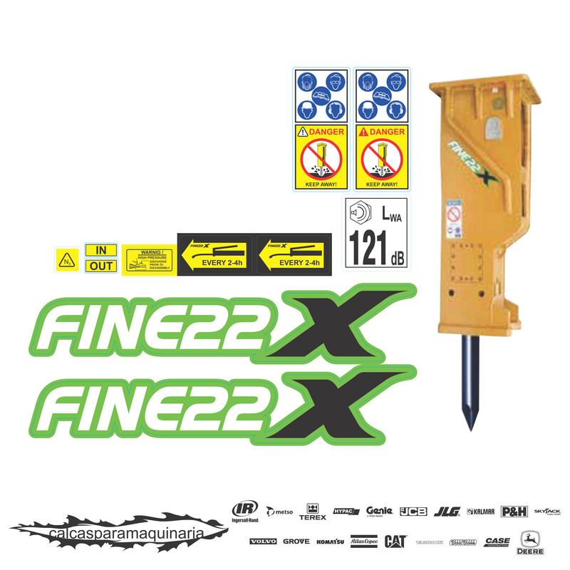 JUEGO DE CALCAS DE RESTAURACION PARA FINE 22X