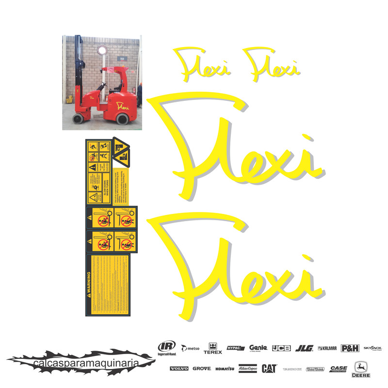 JUEGO DE CALCAS DE RESTAURACION PARA FLEXI