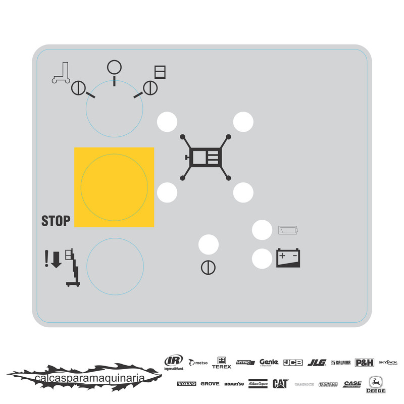 JUEGO DE CALCAS DE RESTAURACION PARA GENIE CARATULA PARA AWP