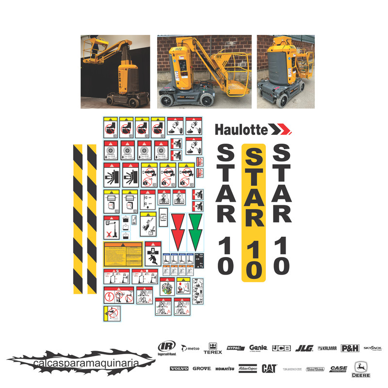 JUEGO DE CALCAS DE RESTAURACION PARA HAULLOTE STAR10