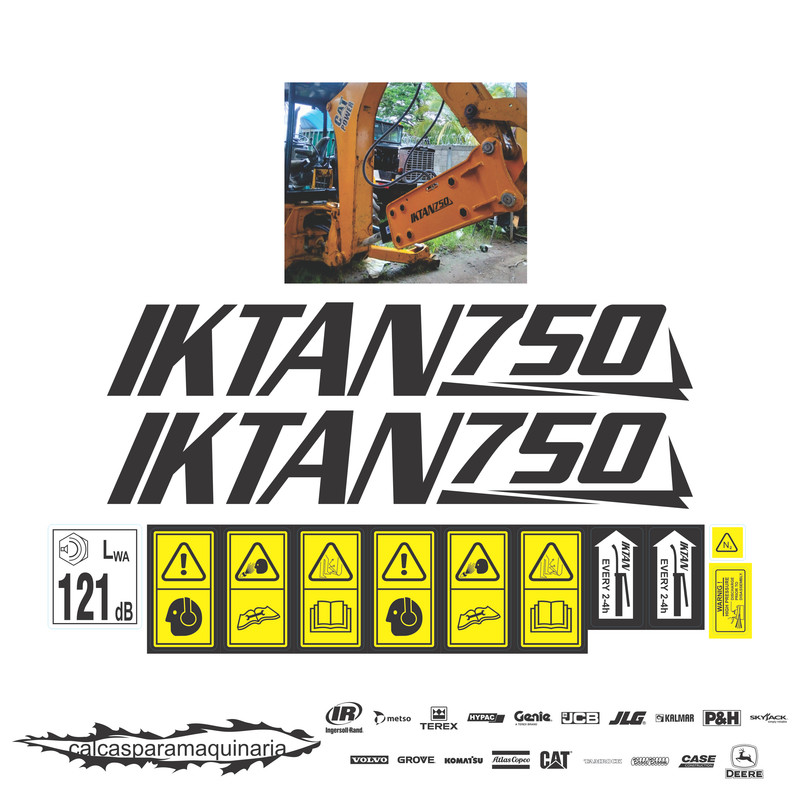 JUEGO DE CALCAS DE RESTAURACION PARA IKTAN 750