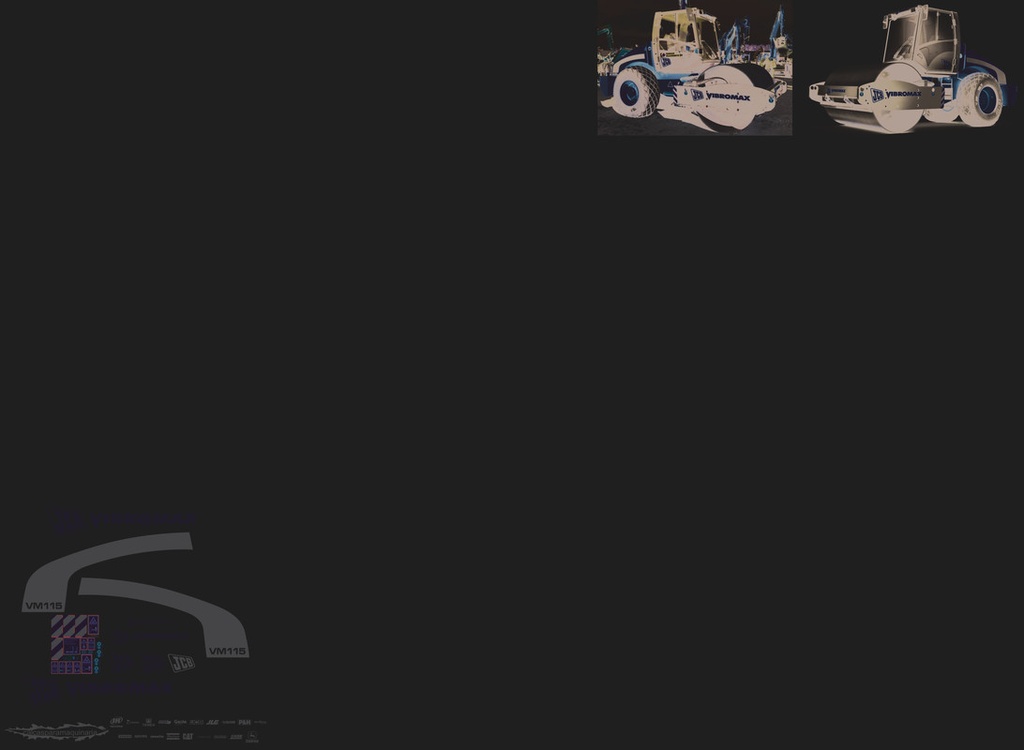 JUEGO DE CALCAS DE RESTAURACION PARA JCB VM115 NVO