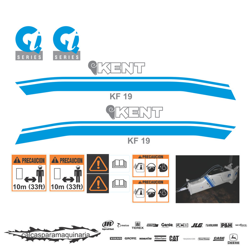 JUEGO DE CALCAS DE RESTAURACION PARA KENT KF19