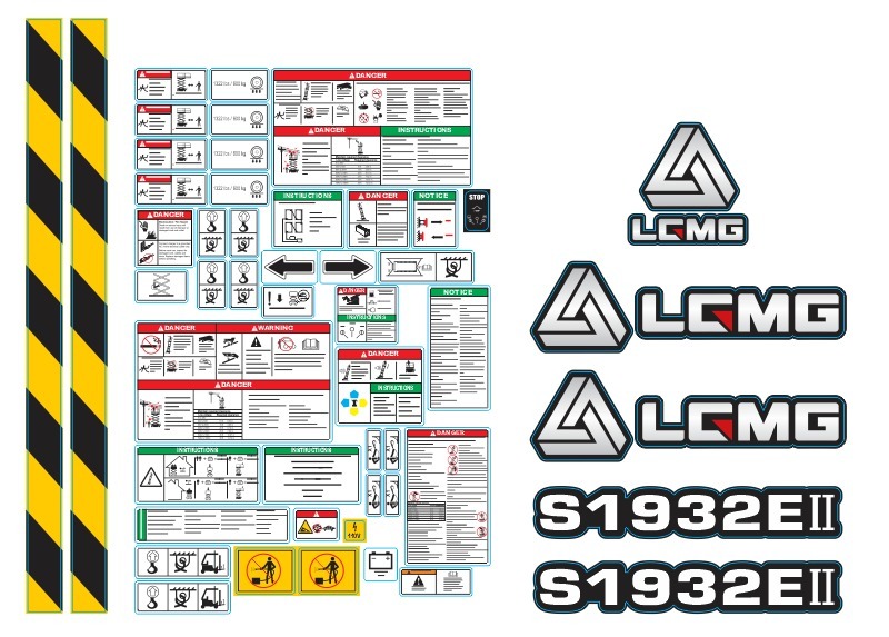 JUEGO DE CALCAS DE RESTAURACION PARA LGMG S1932EII