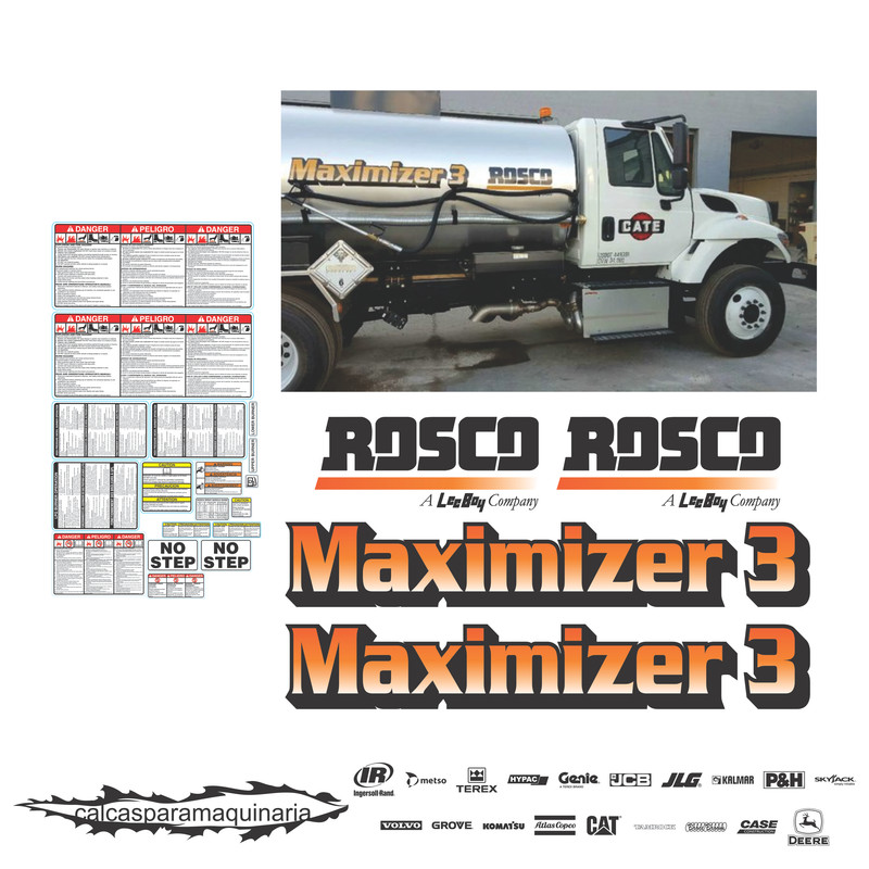 JUEGO DE CALCAS DE RESTAURACION PARA MAXIMIZER 3