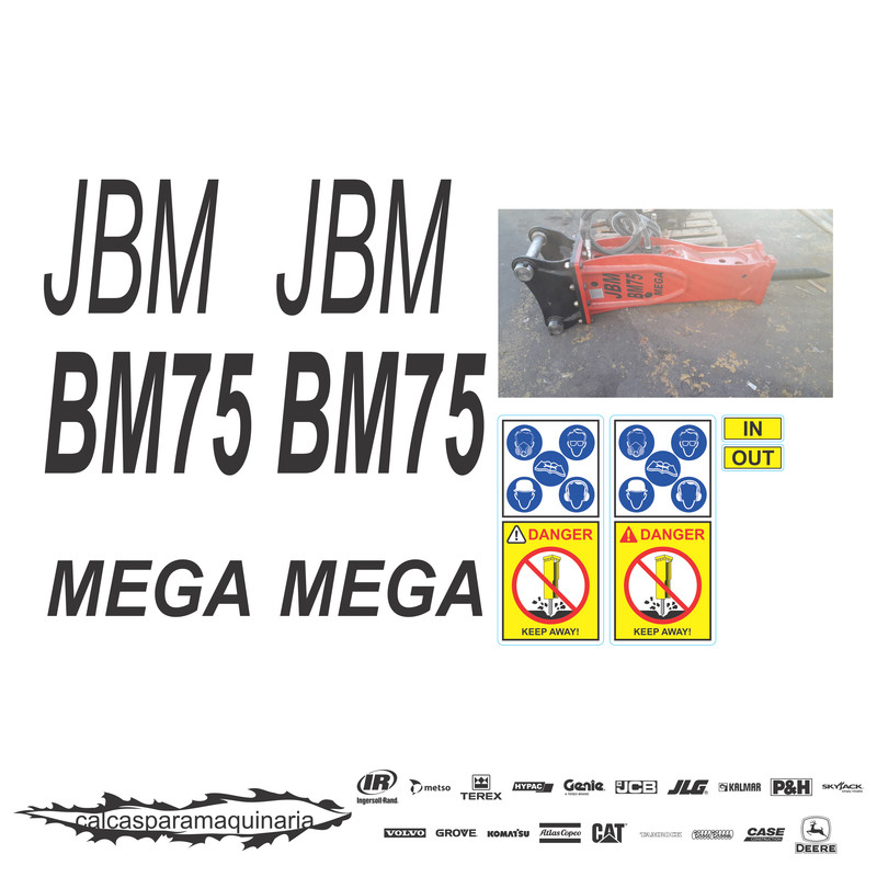 JUEGO DE CALCAS DE RESTAURACION PARA MEGA BM75