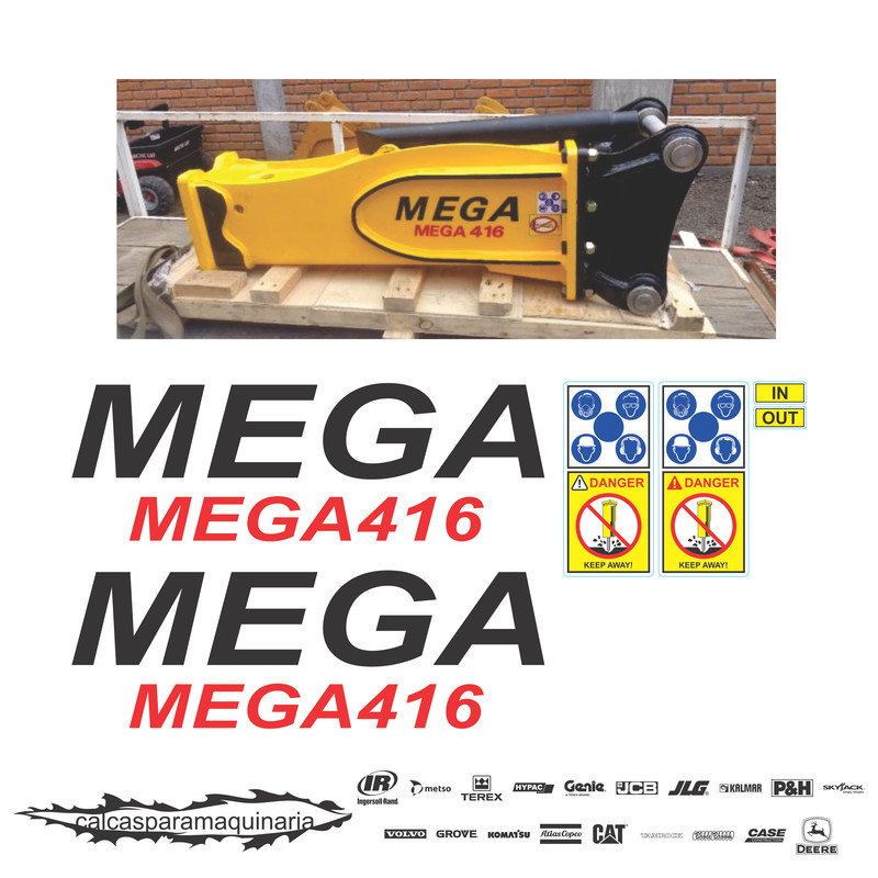 JUEGO DE CALCAS DE RESTAURACION PARA MEGA 416