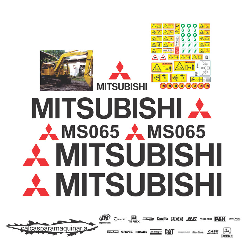 JUEGO DE CALCAS DE RESTAURACION PARA MITSUBISHI MS065