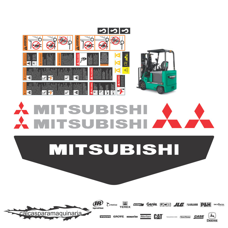 JUEGO DE CALCAS DE RESTAURACION PARA MITSUBISHI FB16NT