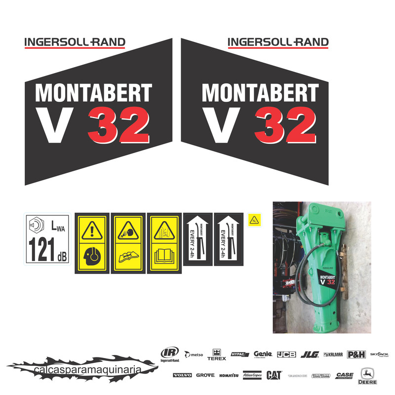 JUEGO DE CALCAS DE RESTAURACION PARA MONTABERT V32