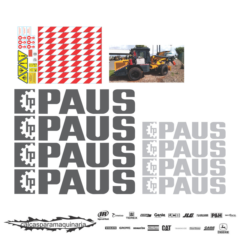 JUEGO DE CALCAS DE RESTAURACION PARA PAUS RL852