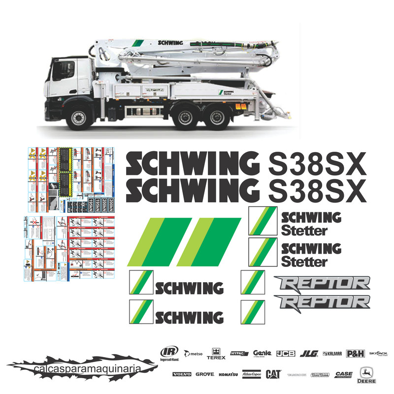 JUEGO DE CALCAS DE RESTAURACION PARA SCHWING S38SX