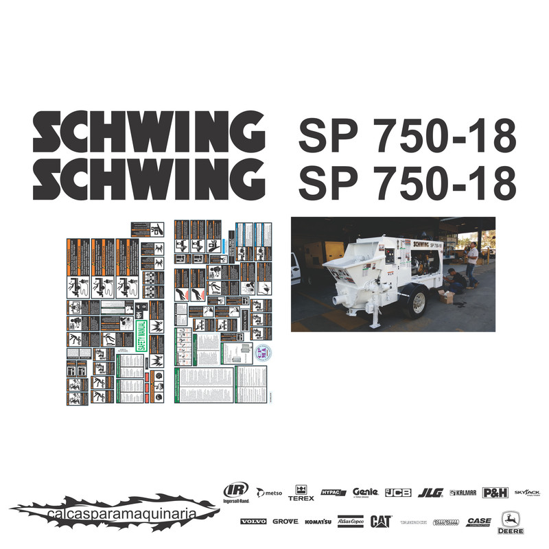JUEGO DE CALCAS DE RESTAURACION PARA SCHWING SP75018