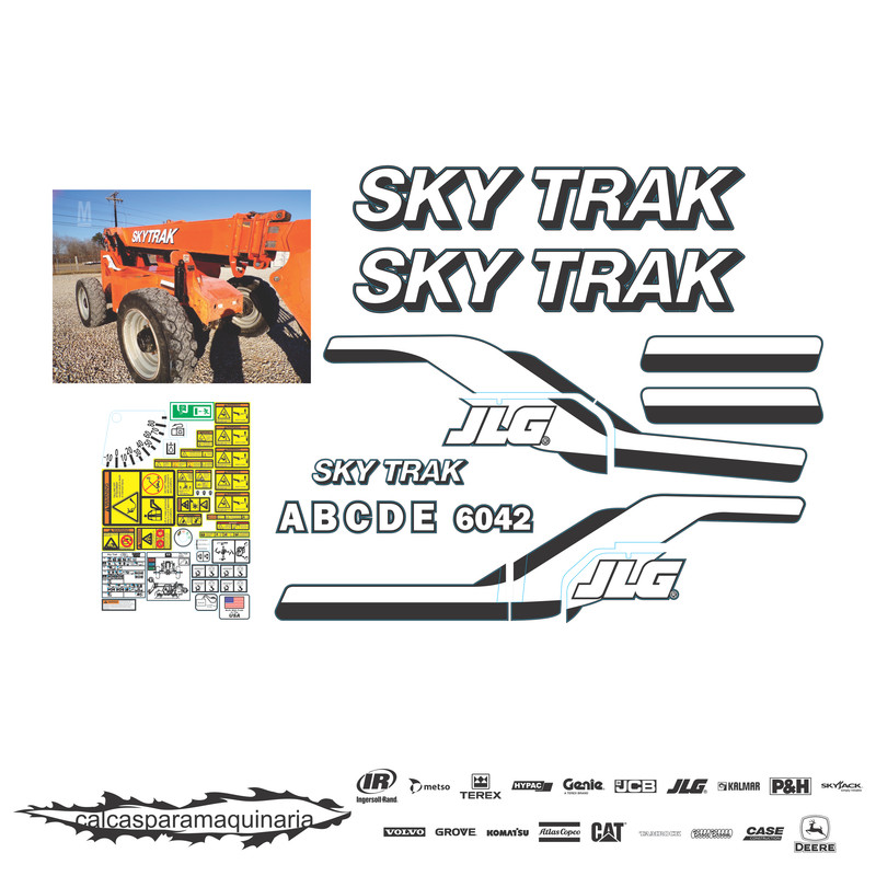 JUEGO DE CALCAS DE RESTAURACION PARA SKYTRAK 6042
