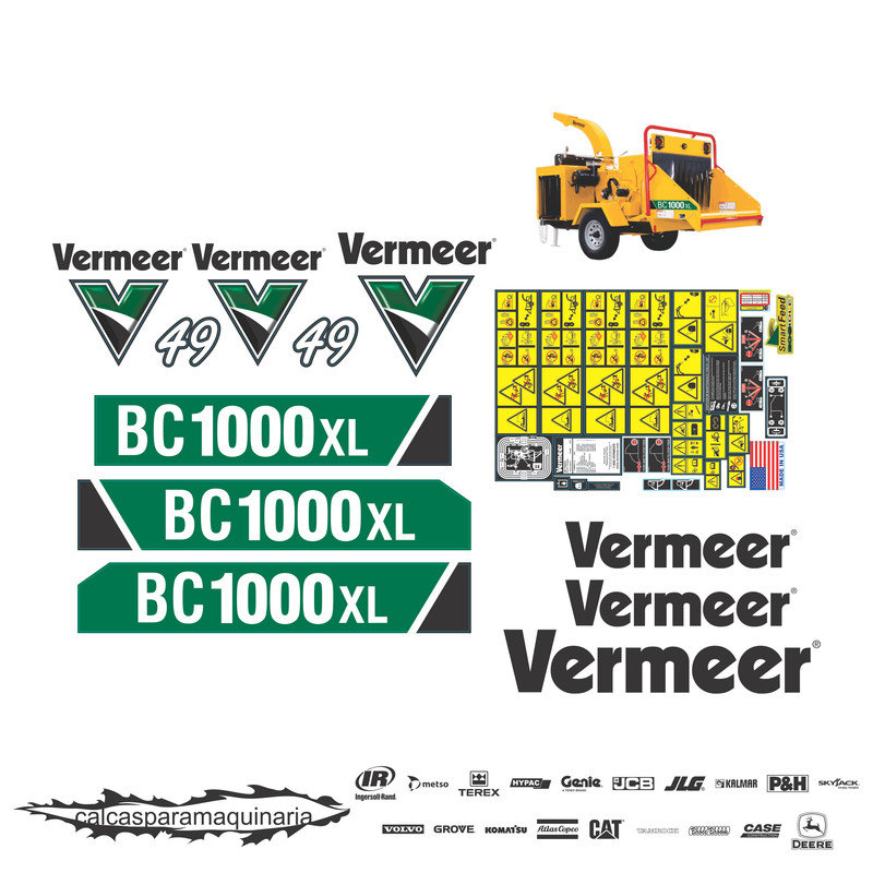 JUEGO DE CALCAS DE RESTAURACION PARA VERMEER BC1000XL49