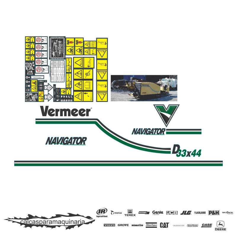 JUEGO DE CALCAS DE RESTAURACION PARA VERMEER D33X44 VJO