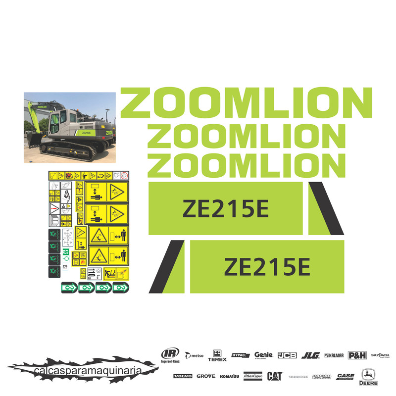JUEGO DE CALCAS DE RESTAURACION PARA ZOOMILON 