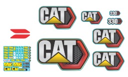 JUEGO DE CALCAS DE RESTAURACION PARA CAT 330 PANAL