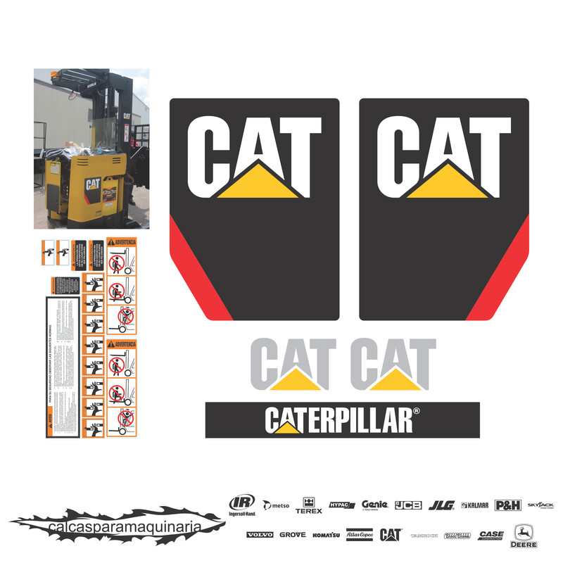 JUEGO DE CALCAS DE RESTAURACION PARA CAT NR4000H
