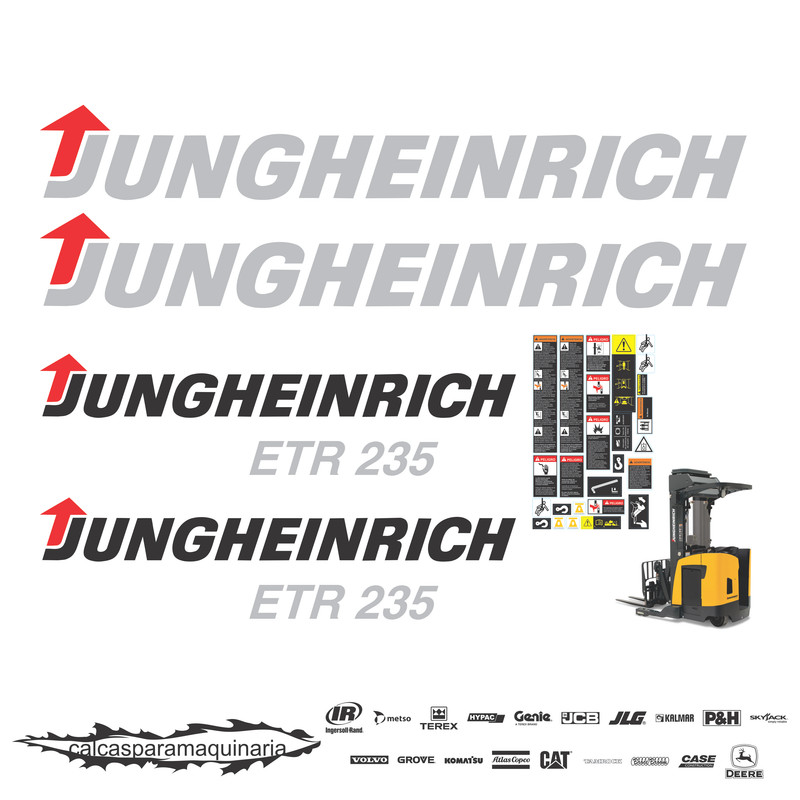 JUEGO DE CALCAS DE RESTAURACION PARA JUNGHEINRICH ETR235