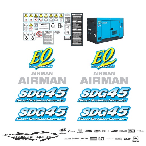[AIRSDG45S] JUEGO DE CALCAS DE RESTAURACION PARA AIRMAN SDG45S