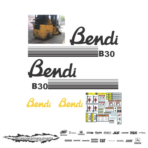 [BENDIB30VJO] JUEGO DE CALCAS DE RESTAURACION PARA BENDI B30 VJO
