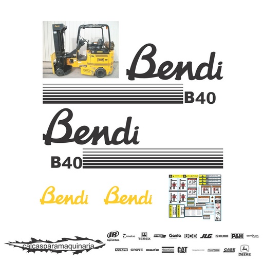 [BENDIB40VJO] JUEGO DE CALCAS DE RESTAURACION PARA BENDI B40 VJO