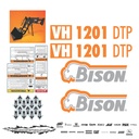 JUEGO DE CALCAS DE RESTAURACION PARA BISON VH1201DTP