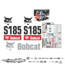 JUEGO DE CALCAS DE RESTAURACION PARA BOBCAT S185 NVO