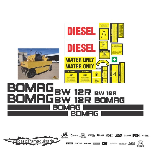 [BOMAGBW12R] JUEGO DE CALCAS DE RESTAURACION PARA BOMAG BW12R 