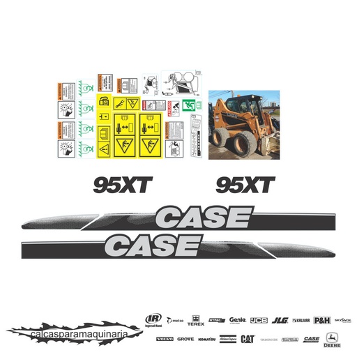 [CASE95xTNVO] JUEGO DE CALCAS DE RESTAURACION PARA CASE 95XT NVO