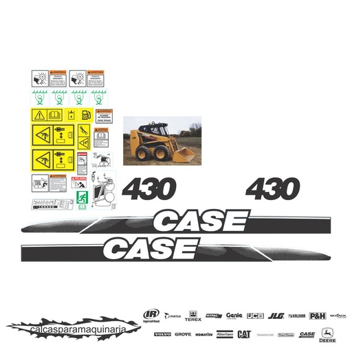[CASE430] JUEGO DE CALCAS DE RESTAURACION PARA CASE 430