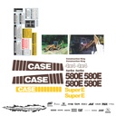 JUEGO DE CALCAS DE RESTAURACION PARA CASE 580 SUPER E