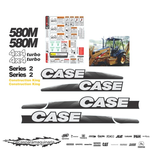 [CASE580MS2] JUEGO DE CALCAS DE RESTAURACION PARA CASE 580MS2