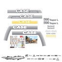 JUEGO DE CALCAS DE RESTAURACION PARA CASE 590SLS2 EXTENDAHOE