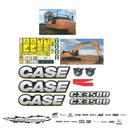 JUEGO DE CALCAS DE RESTAURACION PARA CASE CX350B NVO