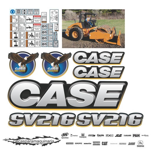 [CASESV216] JUEGO DE CALCAS DE RESTAURACION PARA CASE SV216